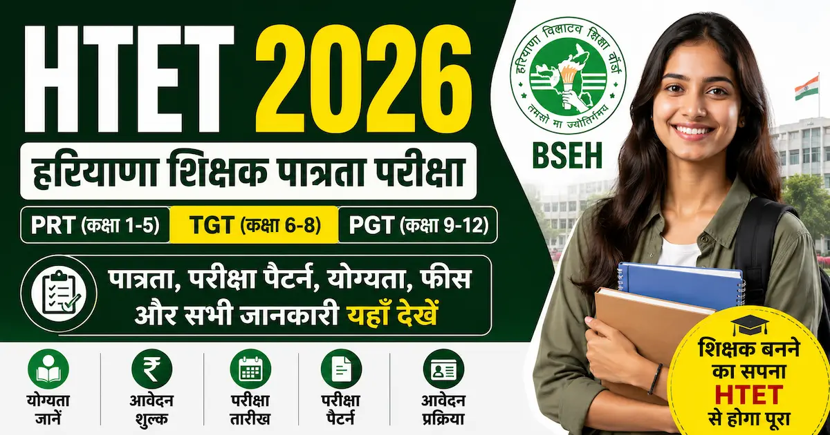 HTET Exam Date 2025 Haryana Teacher Eligibility Test Notification