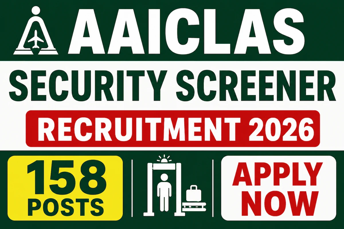 AAICLAS Security Screener Recruitment 2026 apply here online